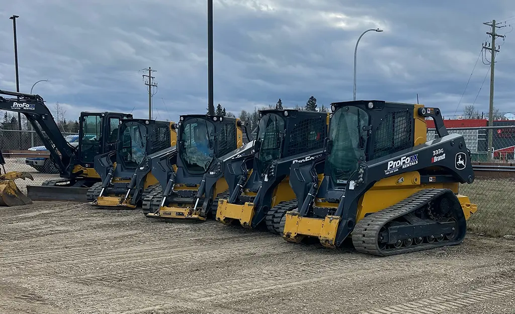 small excavating equipment rentals